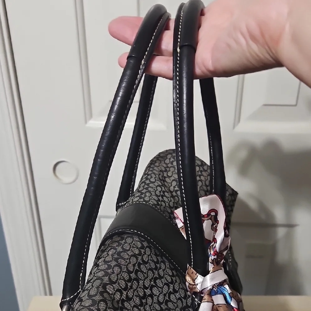 Coach satchel signature